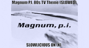 Magnum Pi Slowlicious Slowed GIF