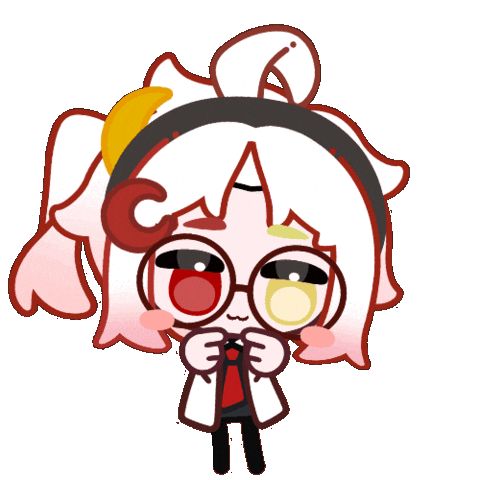 Red Moon Laboratory Sticker