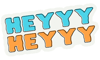 Hey Hey Hello Sticker