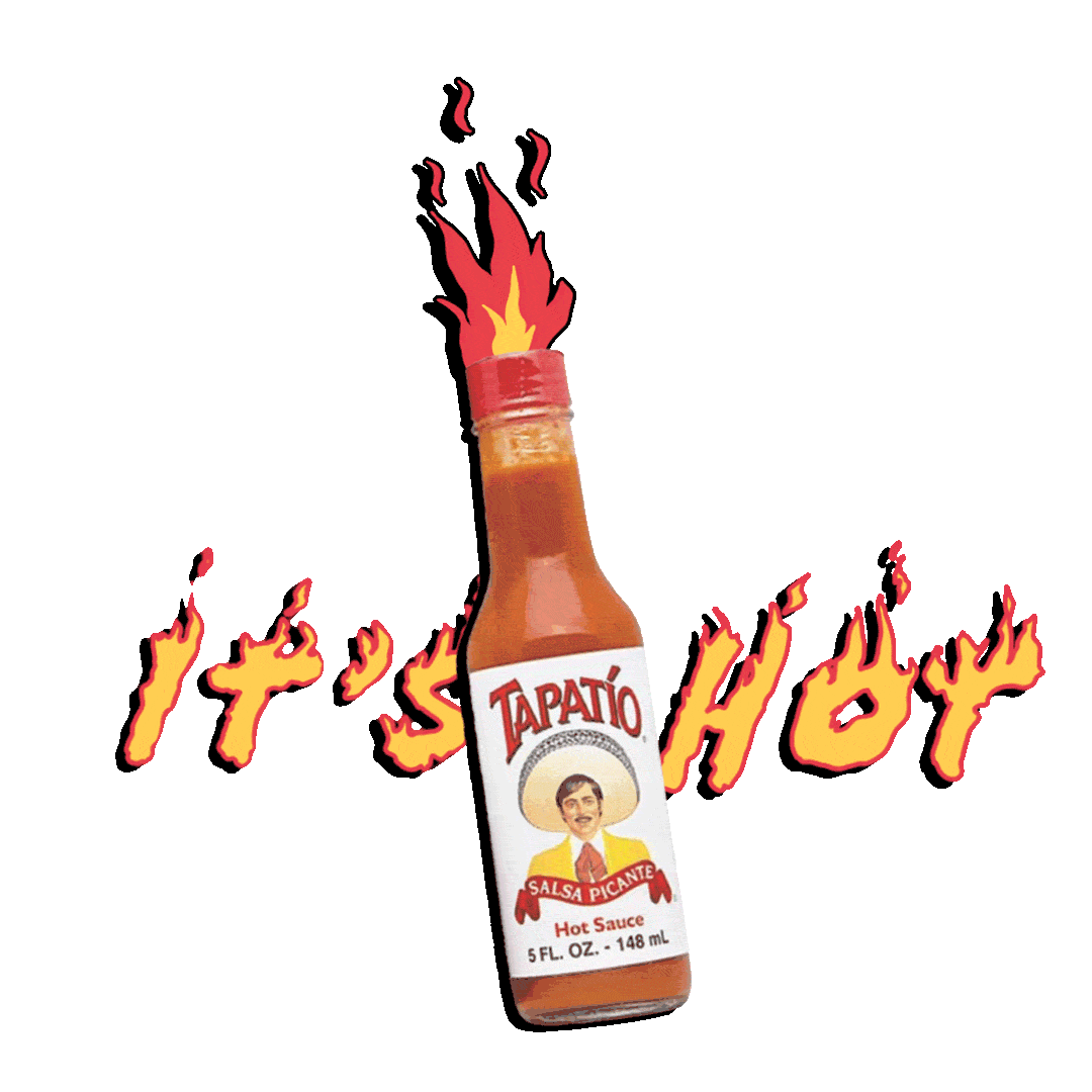 Hot Sauce Fire Sticker by Tapatio Hot Sauce