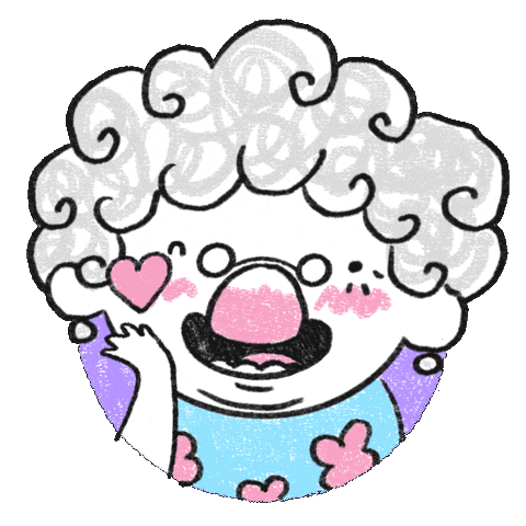 Animation Love Sticker