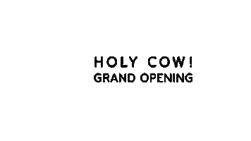 Holy Cow! Gourmet Burger Sticker