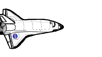 Space Shuttle Sticker