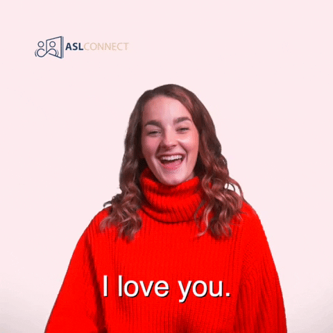 I Love You Valentines GIF by ASL Connect