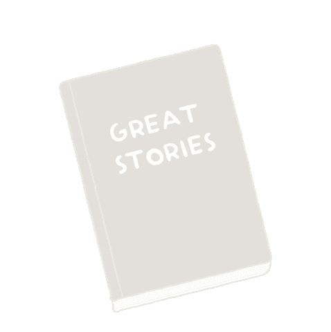 Book Stories Sticker by Tate Anzur