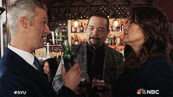 Happy Hour Cheers GIF by Law & Order
