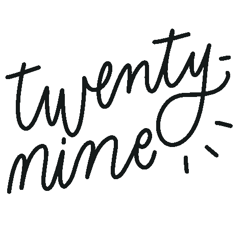 Birthday Twentynine Sticker