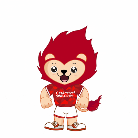 Happy Jump GIF by Sport Singapore