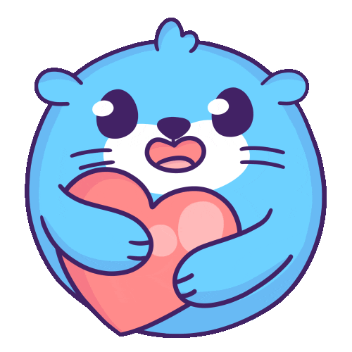 Heart Love Sticker by OtterSmile