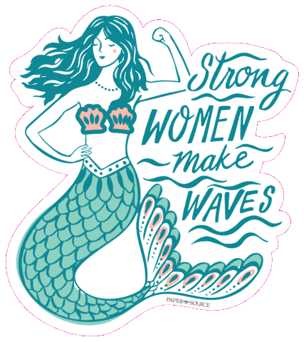 Women Spring Sticker by Paper Source