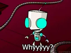 Sad Invader Zim GIF
