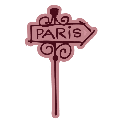 Adore Paris Sticker by Carol Bassi