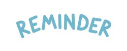 Banner Remind Sticker