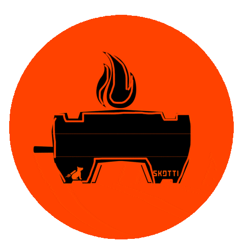 Skotti Grill Sticker