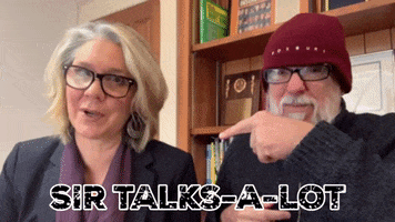 Talking Blah Blah Blah GIF by Aurora Consulting - SBA EIDL Experts