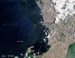 Metro Manila Earth GIF by European Space Agency - ESA