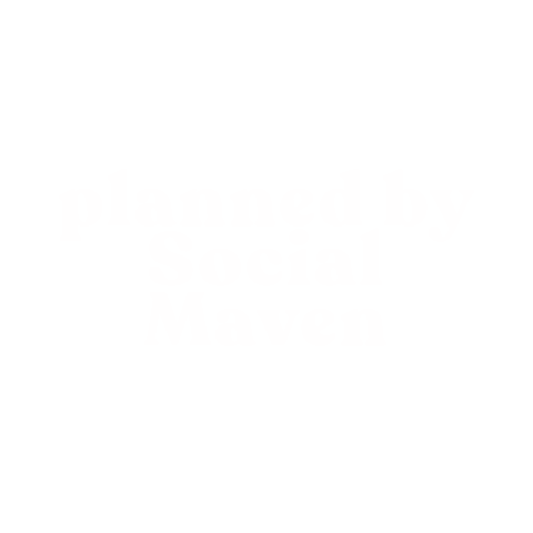 Plannedbysocialmaven Sticker by Social Maven