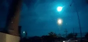 estrela cadente meteoro GIF