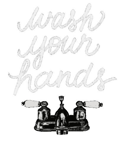 Sick Wash Hands Sticker