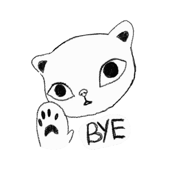 Bye Sticker