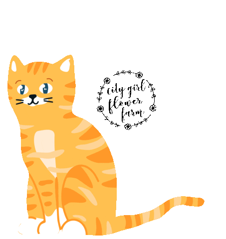 City Girl Flower Farm Sticker