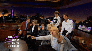 K-Pop Chat GIF by The Late Late Show with James Corden