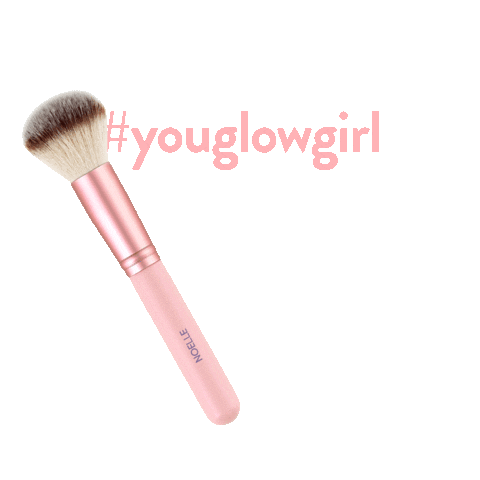 Noelle brushes Sticker