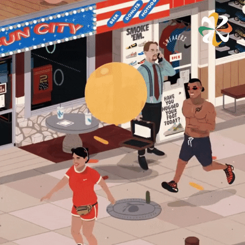 Running Late On My Way GIF by Nike