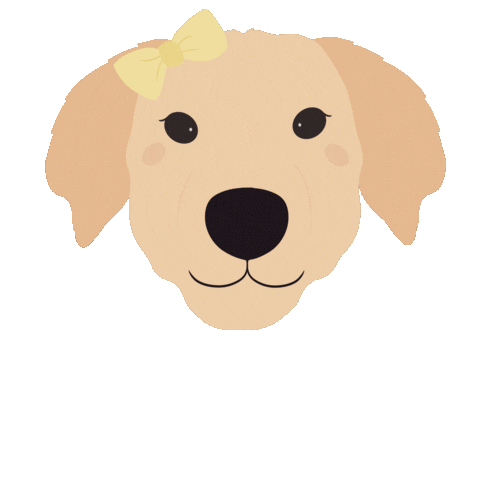 Golden Retriever Love Sticker