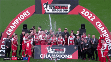 League Cup Final Success GIF by Cliftonville Football Club