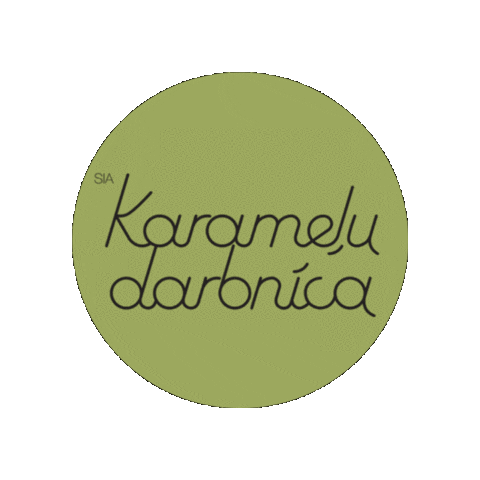 karamelu darbnica Sticker