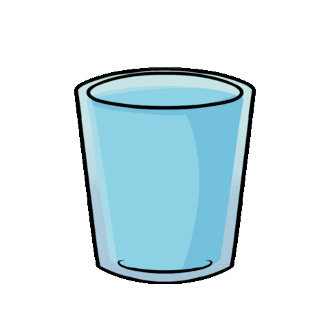 Water Glass Sticker