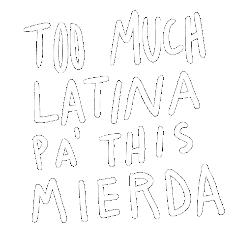 Latina Sticker
