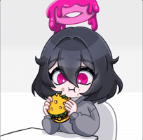 Girl Eating GIF
