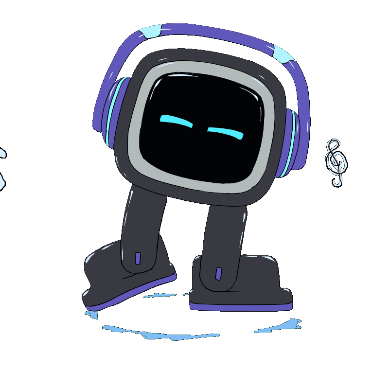 Emo Happy Livingai Sticker