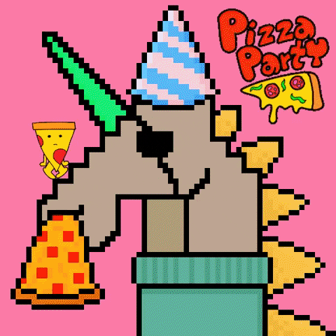 UnicornsNft_MOU party pizza nft nfts GIF