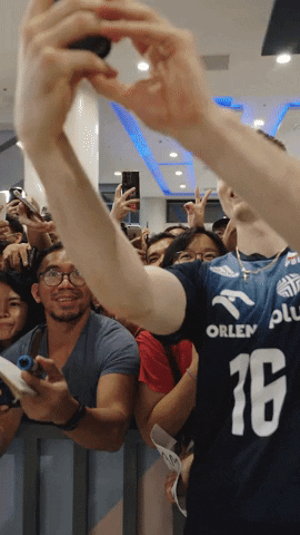 Happy Selfie GIF by Volleyball World