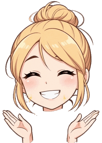 Happy Girl Sticker