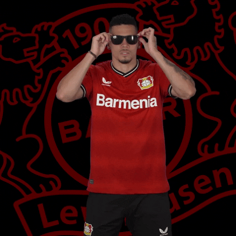 Whats Up Sunglasses GIF by Bayer 04 Leverkusen