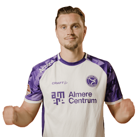 Damian Van Bruggen Sticker by AlmereCityFC