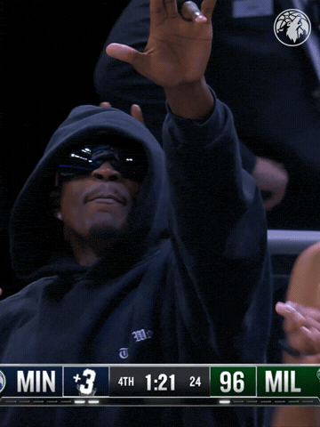 Happy Nba GIF by Minnesota Timberwolves