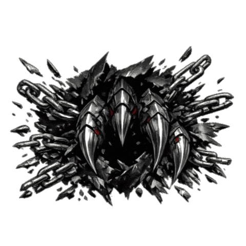 Black Metal Horror Sticker