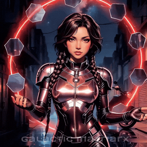Mirror Magic Anime Girl GIF by The Galactic Matriarx