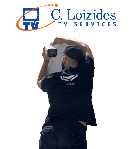 C.loizides Tv Services Sticker