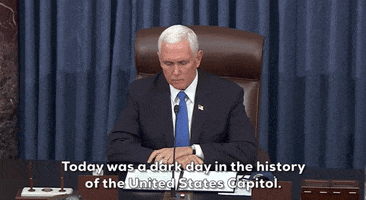Mike Pence Insurrection GIF by GIPHY News