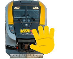 VIA Rail Canada Sticker