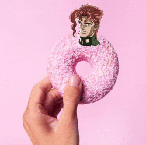 Holding Jojos Bizarre Adventure GIF