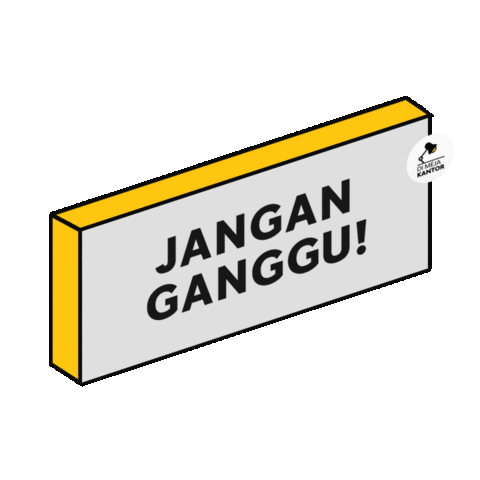Di Meja Kantor Sticker