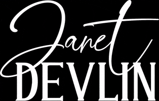 Janet Devlin White Logo GIF by Janet Devlin