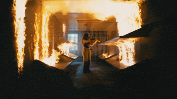 Fire Burn GIF by Cigarettes At Sunset